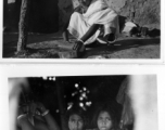 Local women and girls.  Scenes in India witnessed by American GIs during WWII. For many Americans of that era, with their limited experience traveling, the everyday sights and sounds overseas were new, intriguing, and photo worthy.