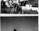 GI photographers seek out interesting scenes in an Indian village (top), and GIs check out enormous woven baskets in India (bottom).  Scenes in India witnessed by American GIs during WWII. For many Americans of that era, with their limited experience traveling, the everyday sights and sounds overseas were new, intriguing, and photo worthy.